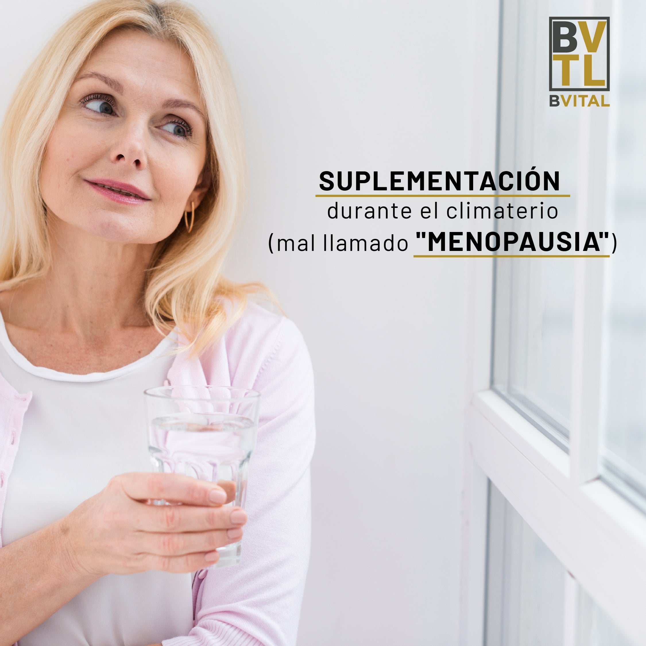 Suplementación durante el climaterio (mal llamado "menopausia")