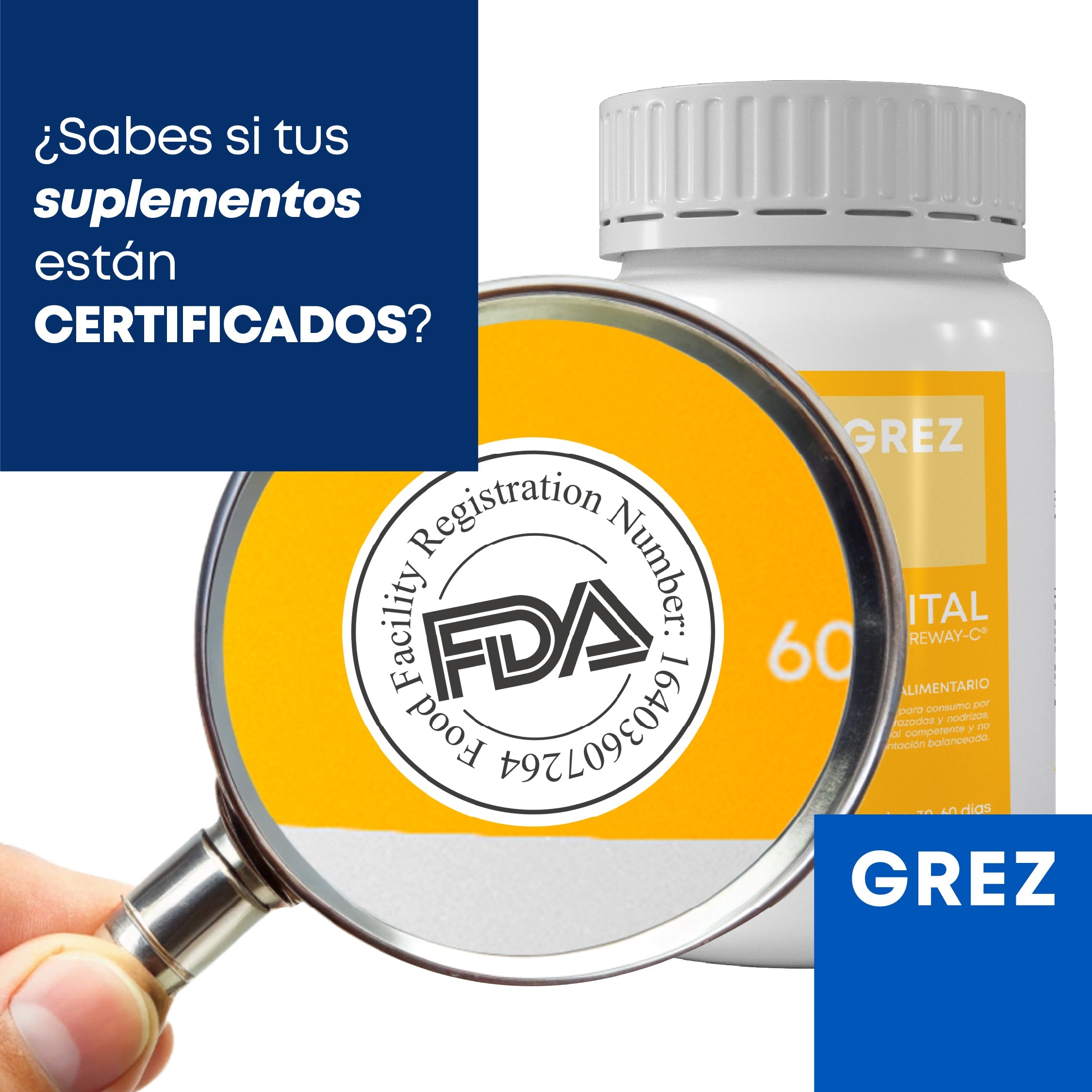 ¿Sabes si tus suplementos están certificados?