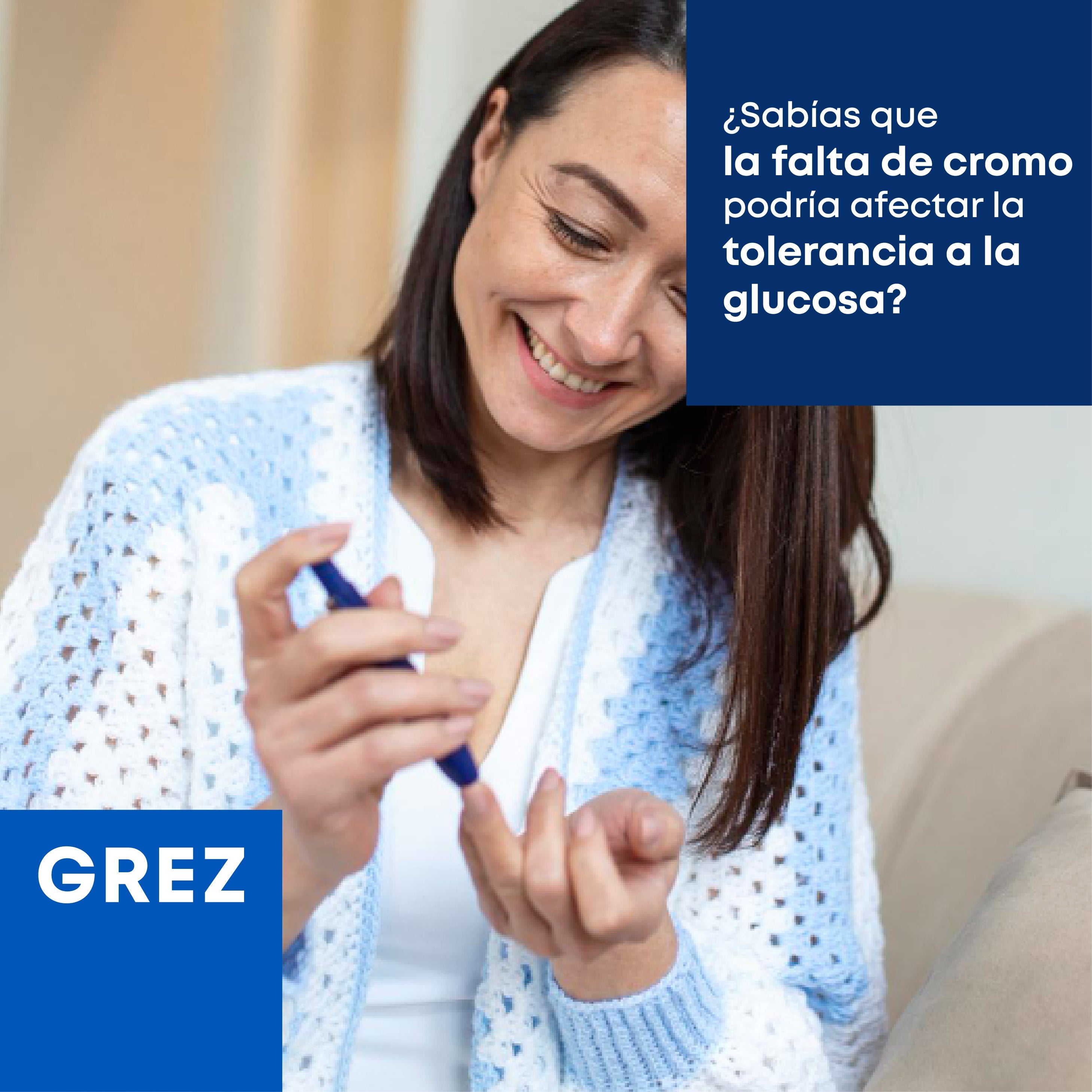 ¿SABÍAS QUE LA FALTA DE CROMO PODRÍA AFECTAR LA TOLERANCIA A LA GLUCOSA?