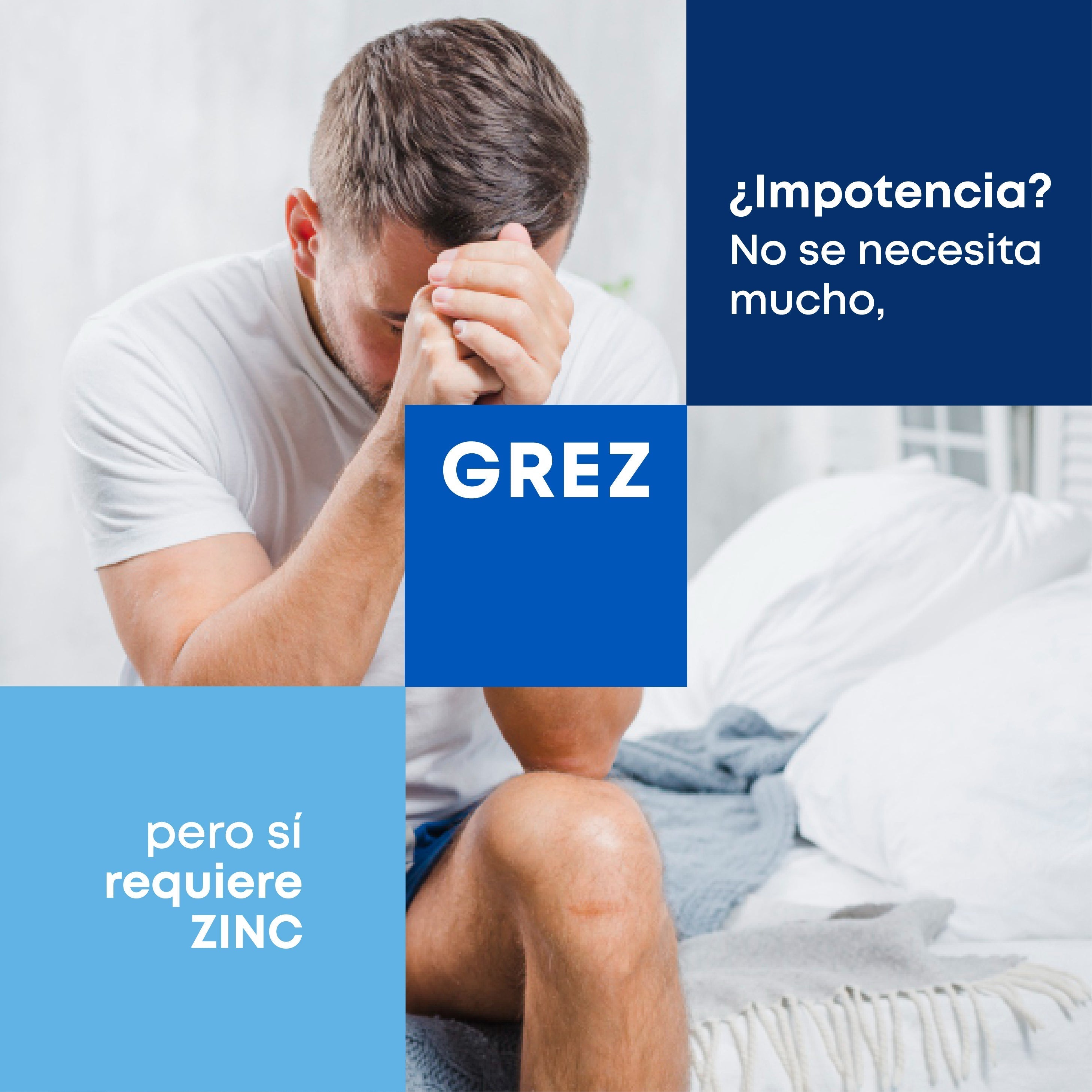 ¿IMPOTENCIA? NO SE NECESITA MUCHO, PERO SÍ REQUIERE ZINC
