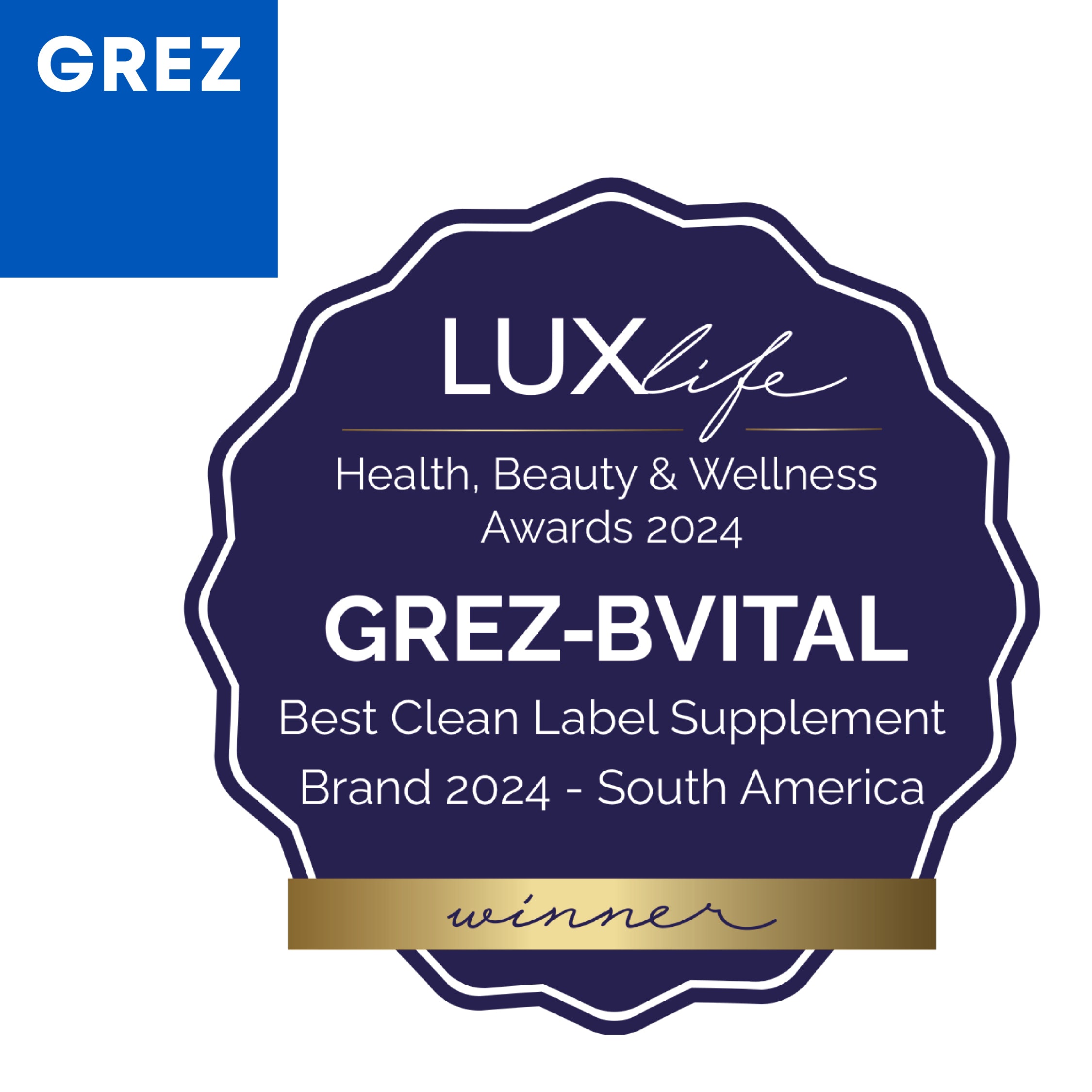 Reconocidos como “Mejor Marca de Suplementos Etiqueta Limpia 2024 - Sudamérica” por LUXLife