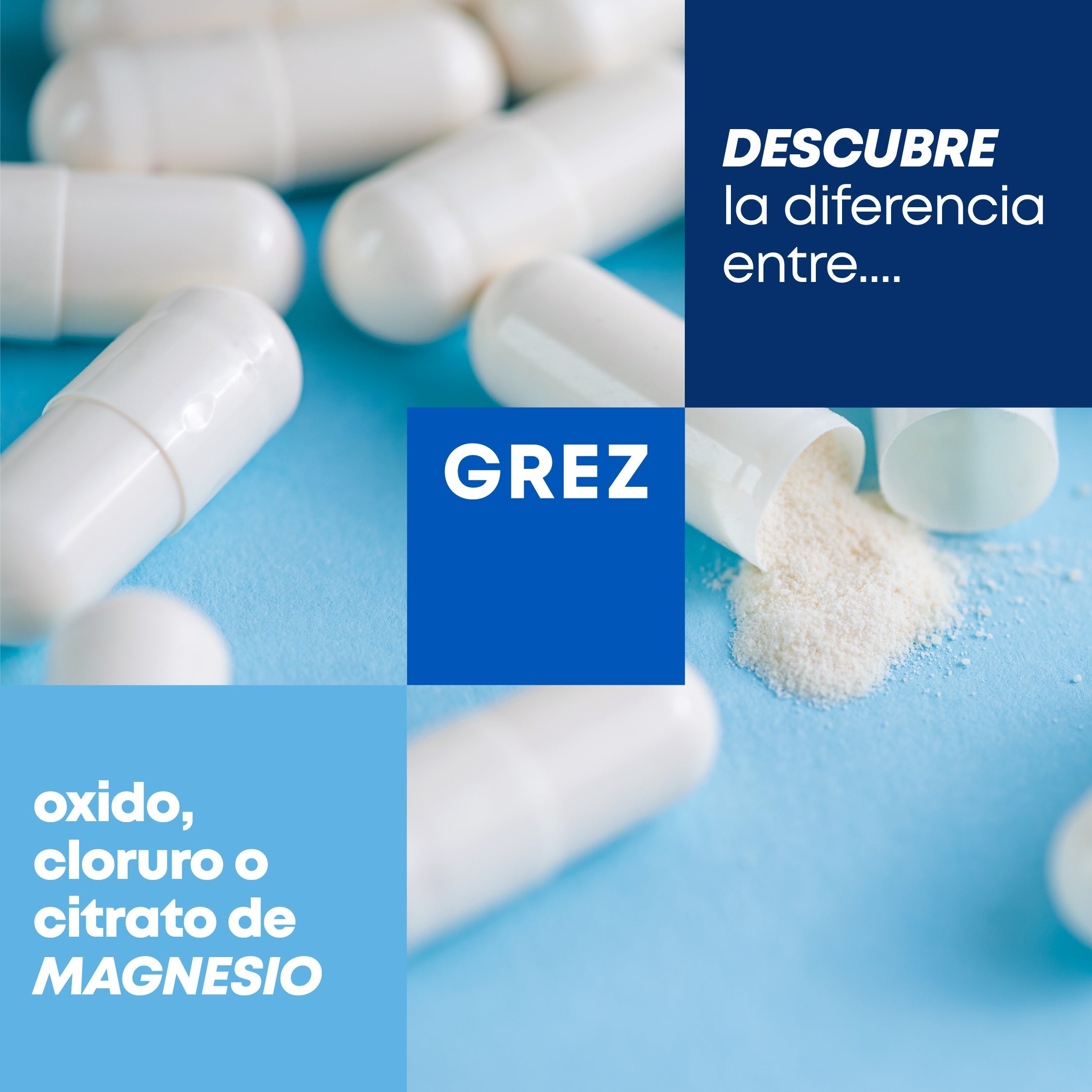 Descubre la diferencia entre oxido, cloruro o citrato de magnesio