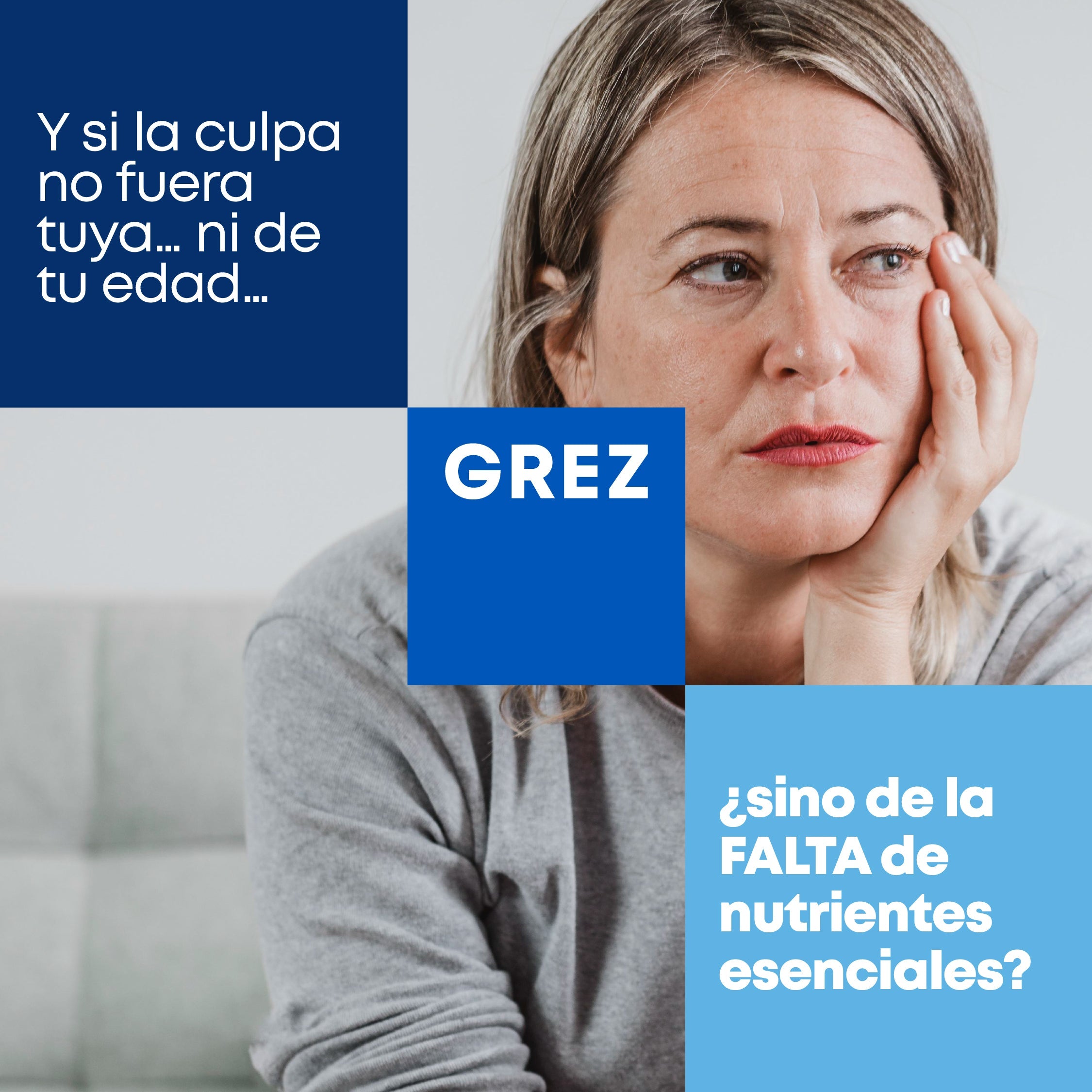 Y si la culpa no fuera tuya… ni de tu edad… ¿sino de la falta de nutrientes esenciales?