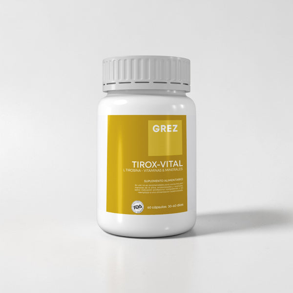 TIROX-VITAL - L-tirosina, vitaminas, minerales & fitonutrientes.