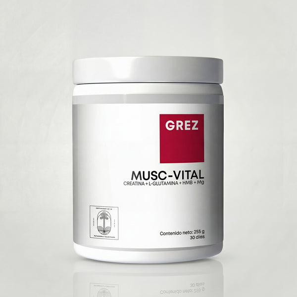 MUSC-VITAL [Ex CREA-VITAL] - Creatina + L-Glutamina + HMB + Magnesio / Polvo 255g