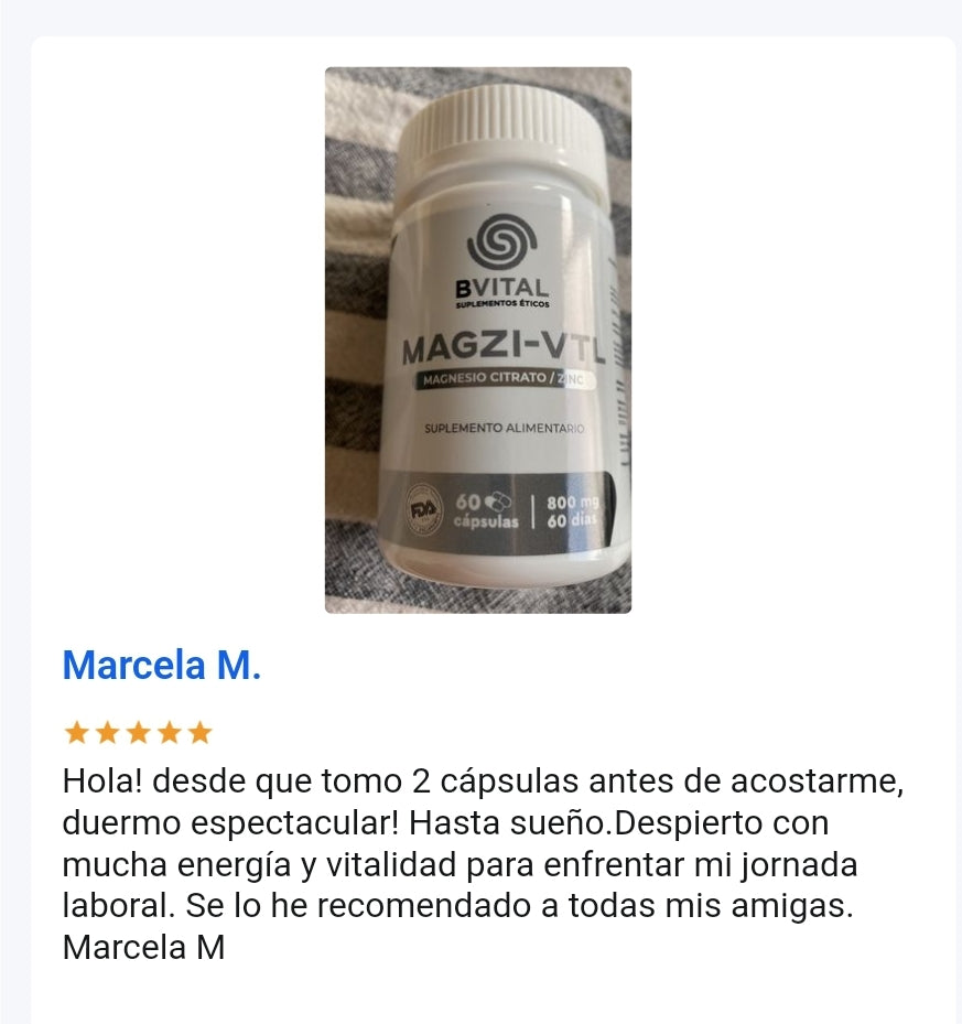MAGZI-VITAL - 800mg magnesio citrato + zinc – THE GREZ WAY CL